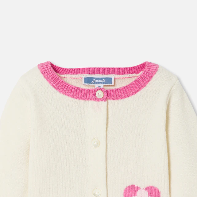 Cardigan bébé fille en jersey