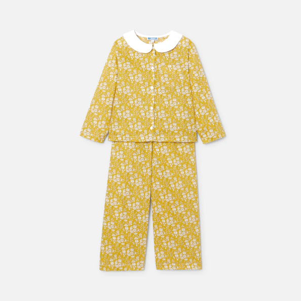 Pyjama enfant fille en tissu Liberty