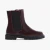 Chelsea boots enfant fille en cuir lisse