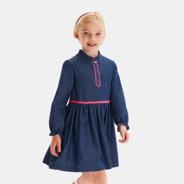 Robe enfant fille en jean