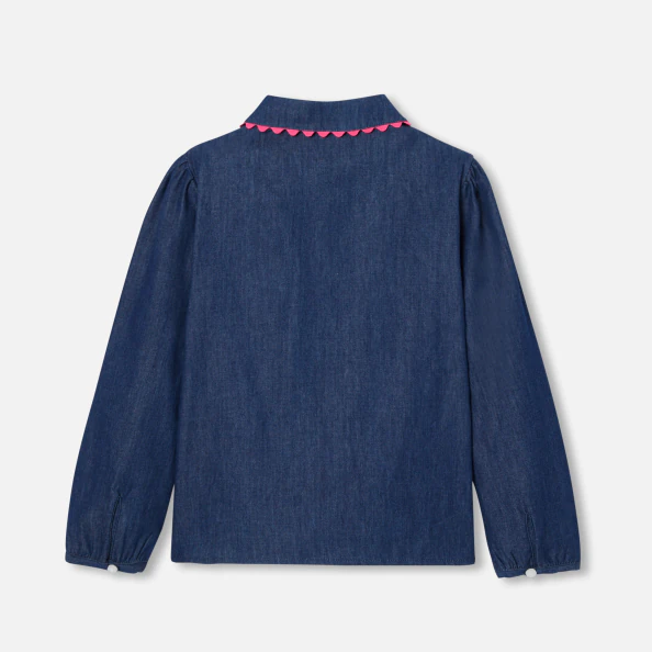 Blouse enfant fille en jean