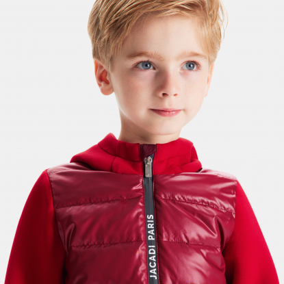 Blouson bi-matière enfant garçon