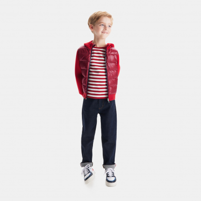 Blouson bi-matière enfant garçon