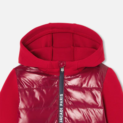 Blouson bi-matière enfant garçon