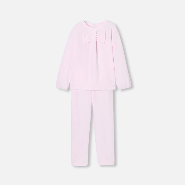 Pyjama en velours enfant fille