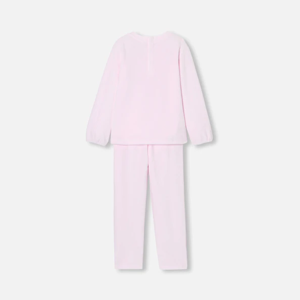 Pyjama en velours enfant fille