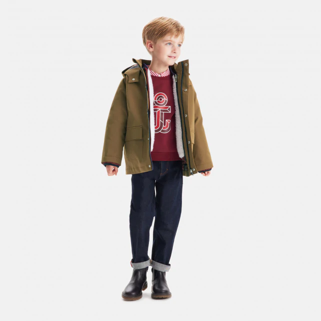 Parka 3 en 1 enfant garçon