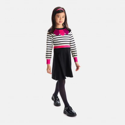 Robe manches longues enfant fille