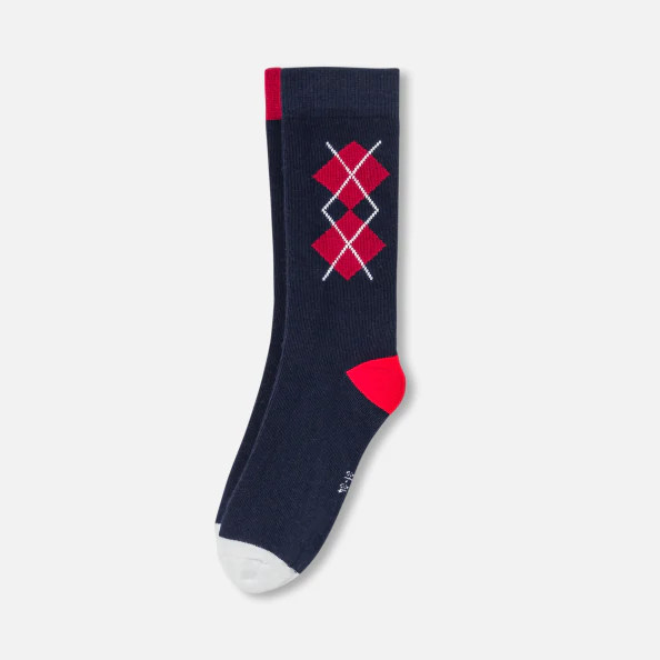 Duo de chaussettes hautes enfant garçon