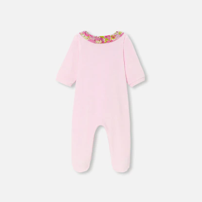 Pyjama bébé fille en velours