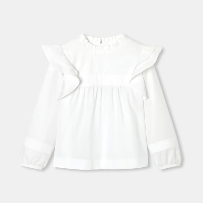 Blouse enfant fille en popeline