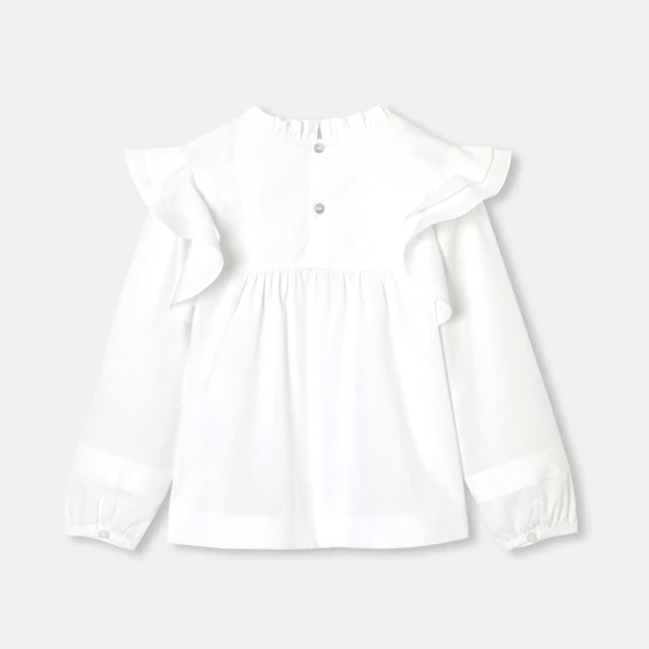 Blouse enfant fille en popeline