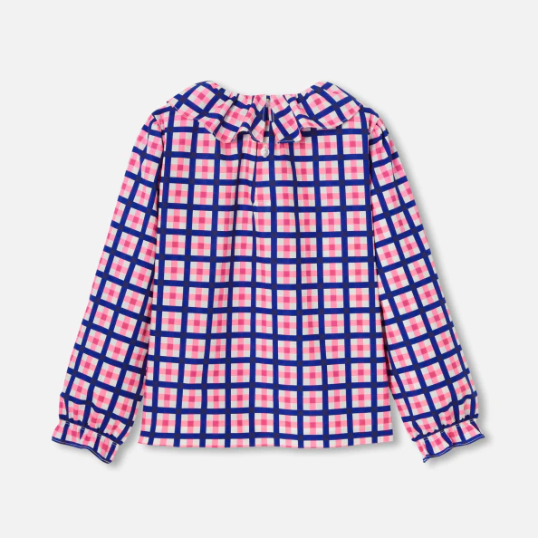 Blouse enfant fille en vichy