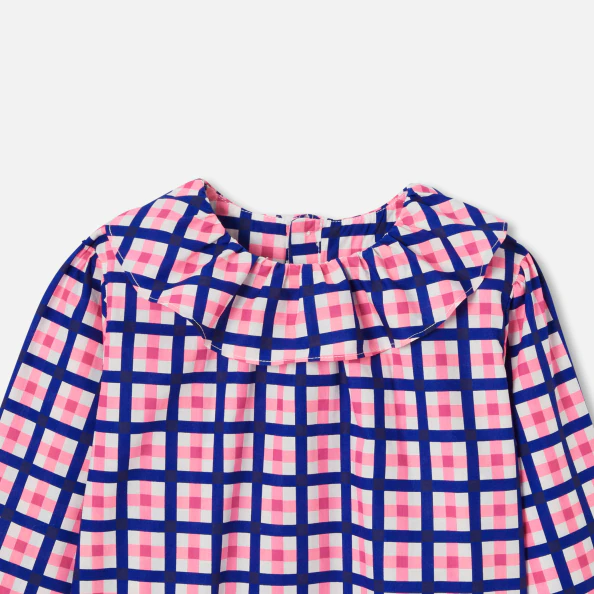 Blouse enfant fille en vichy