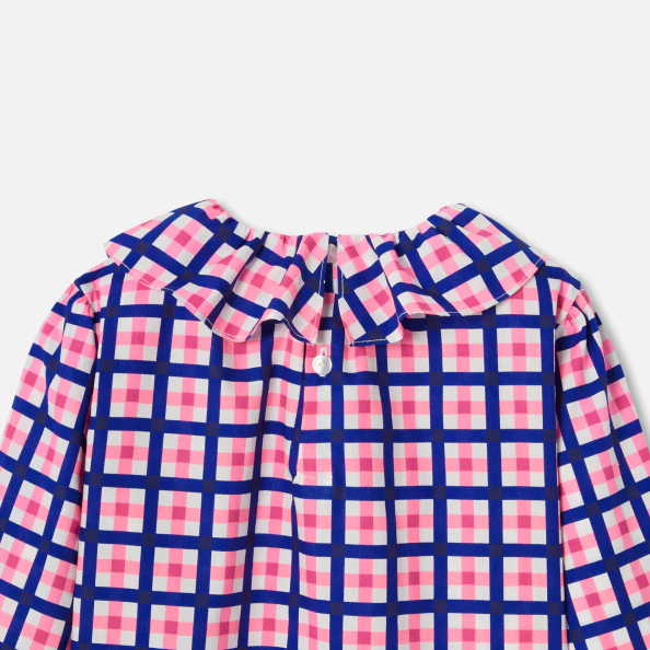 Blouse enfant fille en vichy