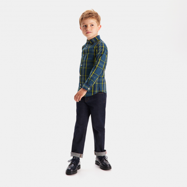 Chemise enfant garçon à carreaux