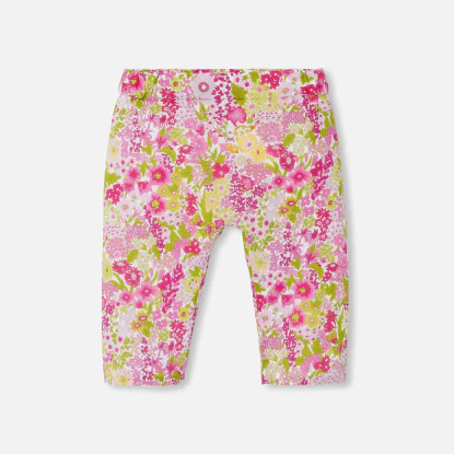 Pantalon confort bébé fille en Tissu Liberty