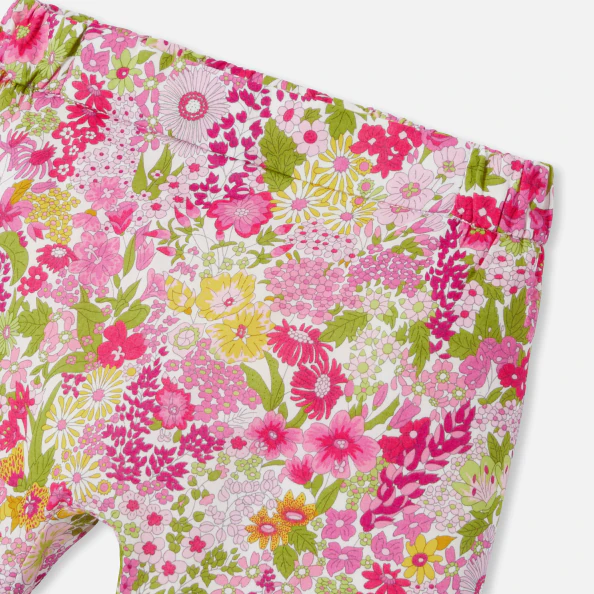 Pantalon confort bébé fille en Tissu Liberty