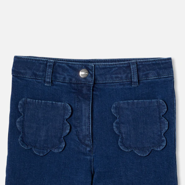 Jean large enfant fille