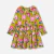 Robe enfant fille en velours milleraies