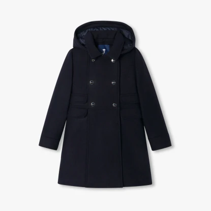 Manteau enfant fille en laine