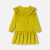 Robe enfant fille en velours milleraies