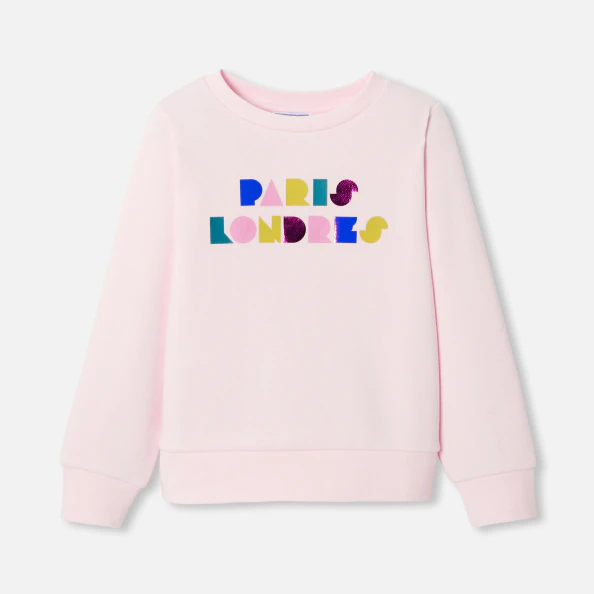 Sweat enfant fille en molleton