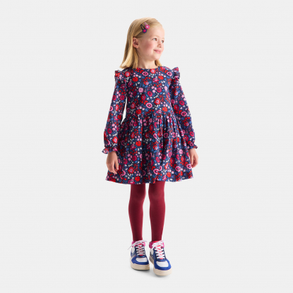 Robe enfant fille en tissu Liberty