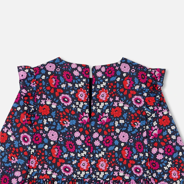 Robe enfant fille en tissu Liberty