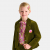 Blazer enfant fille en velours lisse