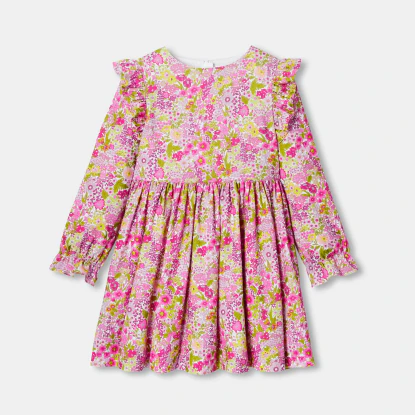 Robe enfant fille en tissu Liberty