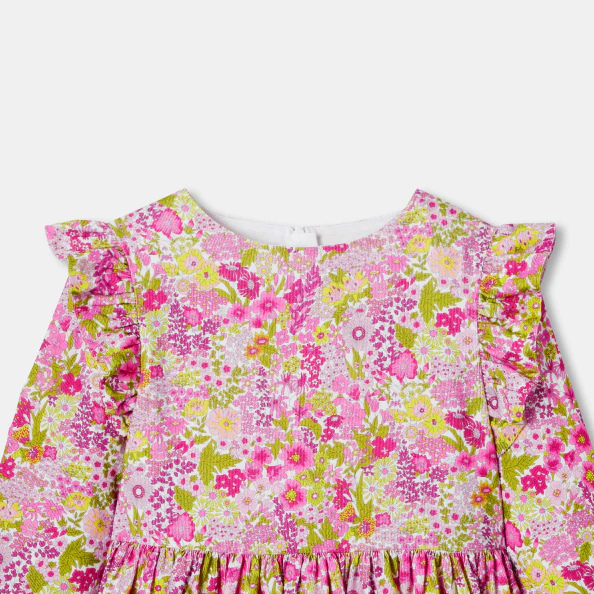 Robe enfant fille en tissu Liberty