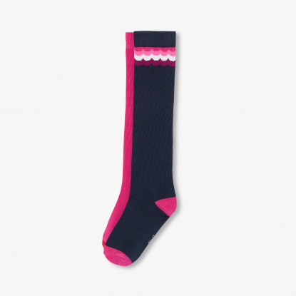 Duo de chaussettes hautes enfant fille