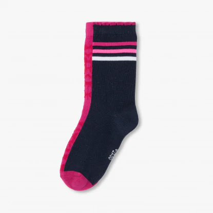 Duo de chaussettes hautes enfant fille