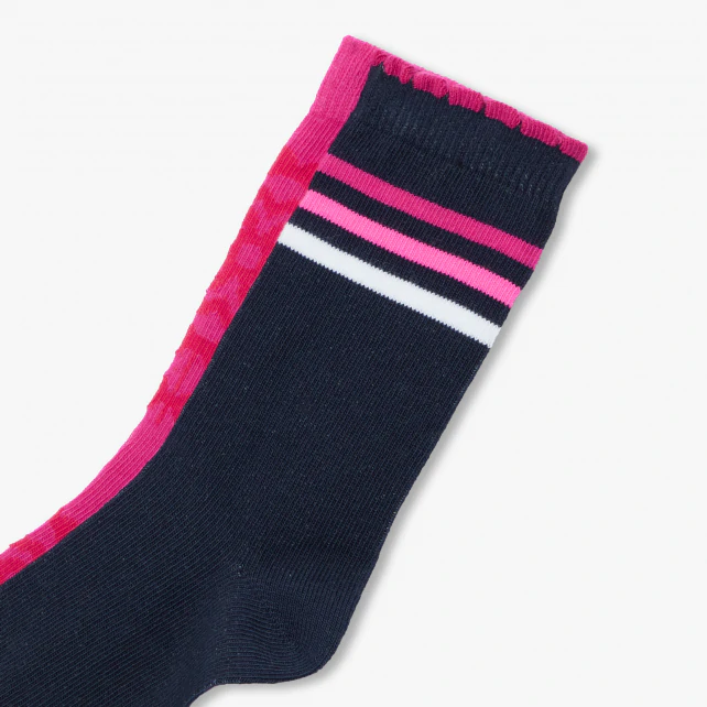 Duo de chaussettes hautes enfant fille