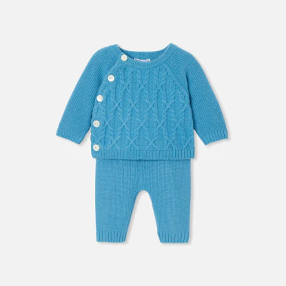 Ensemble bébé garçon en tricot