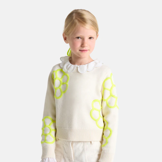 Pull court enfant fille