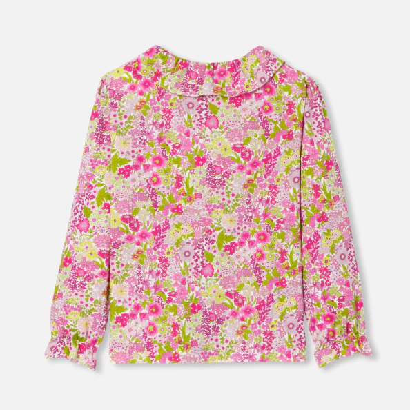 Blouse enfant fille en tissu Liberty