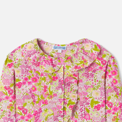 Blouse enfant fille en tissu Liberty