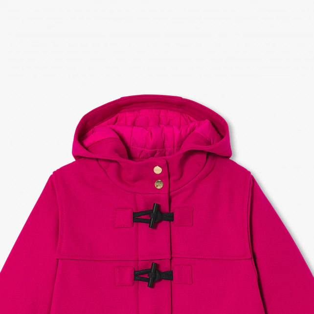 Duffle-coat enfant fille en laine