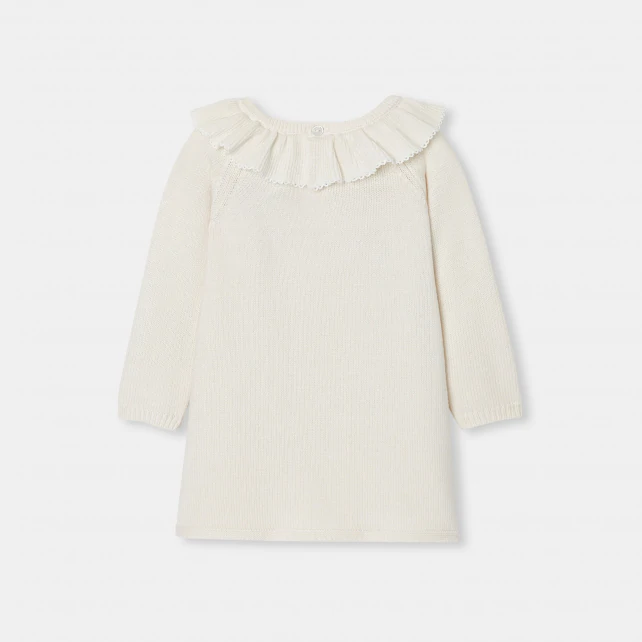 Robe bébé fille en tricot