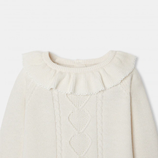 Robe bébé fille en tricot