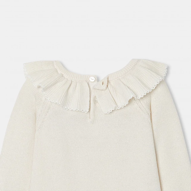 Robe bébé fille en tricot