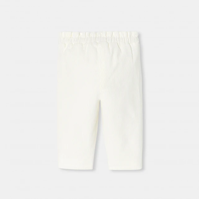 Pantalon bébé fille en velours