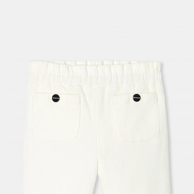 Pantalon bébé fille en velours