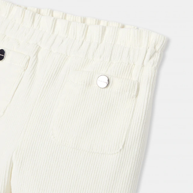 Pantalon bébé fille en velours