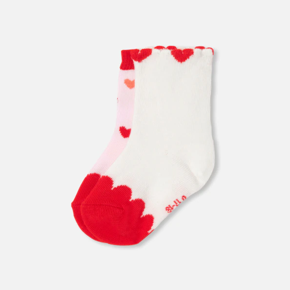 Duo de chaussettes bébé fille