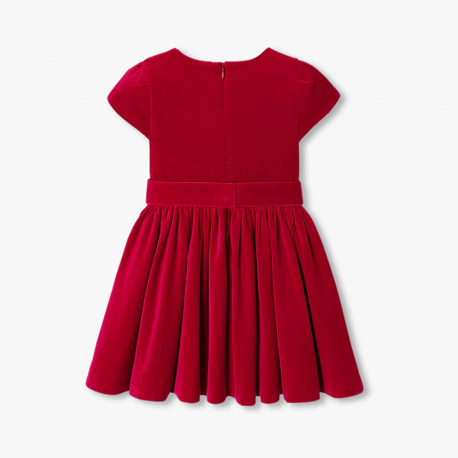 Robe en velours enfant fille