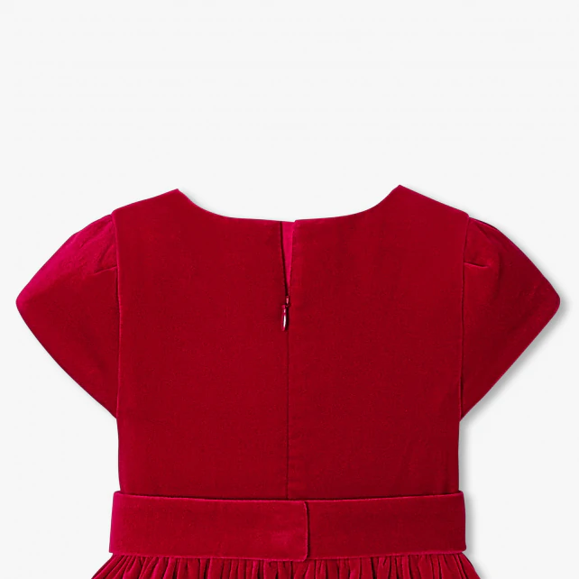 Robe en velours enfant fille