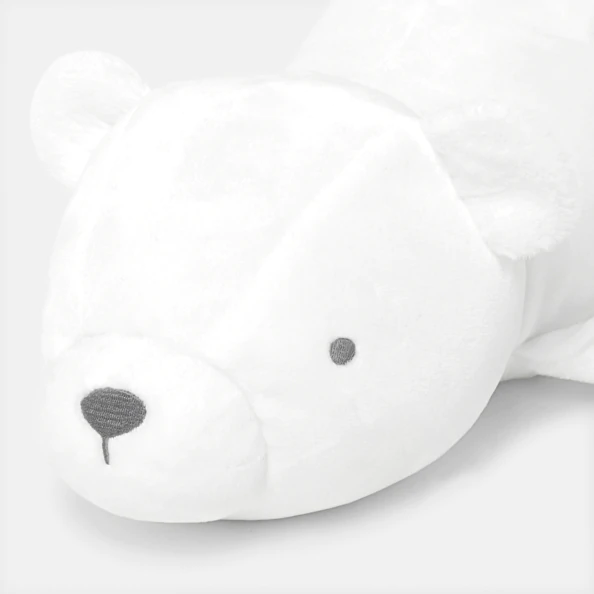 Peluche d'activités ours blanc